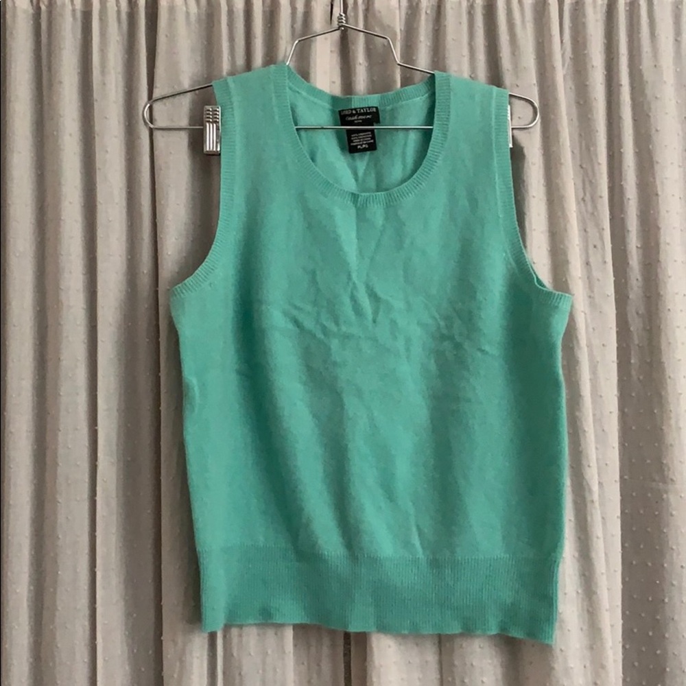Lord & Taylor cashmere tank